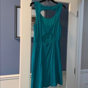 Medium express green dress euc